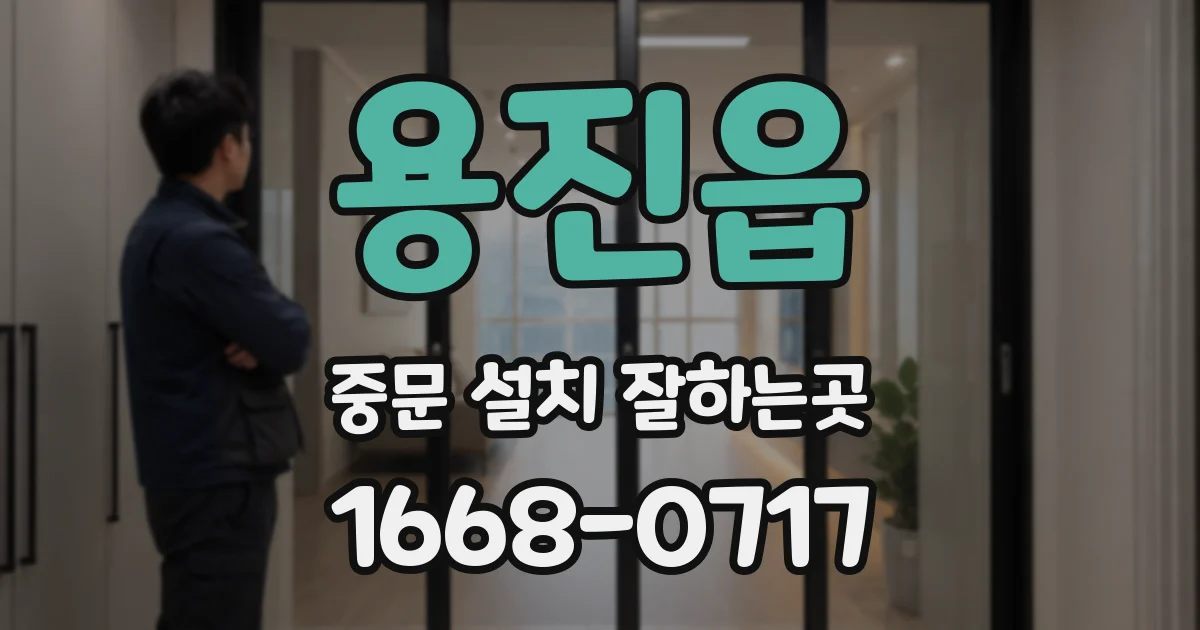 용진읍 중문 설치 잘하는곳