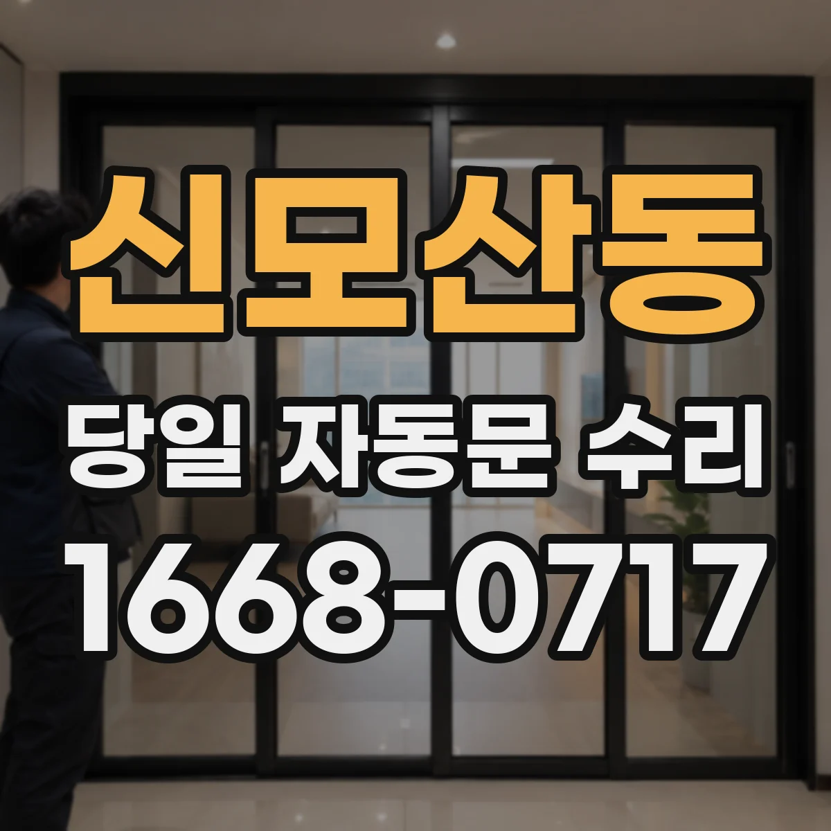 신모산동 당일 자동문 수리
