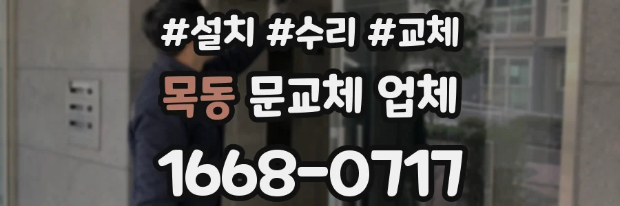 목동 문교체 업체