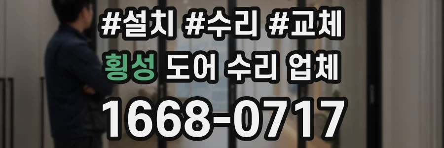횡성 도어 수리 업체