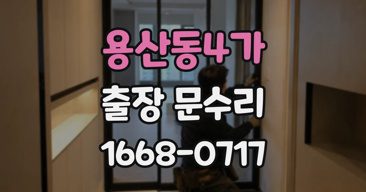 용산동4가 출장 문수리