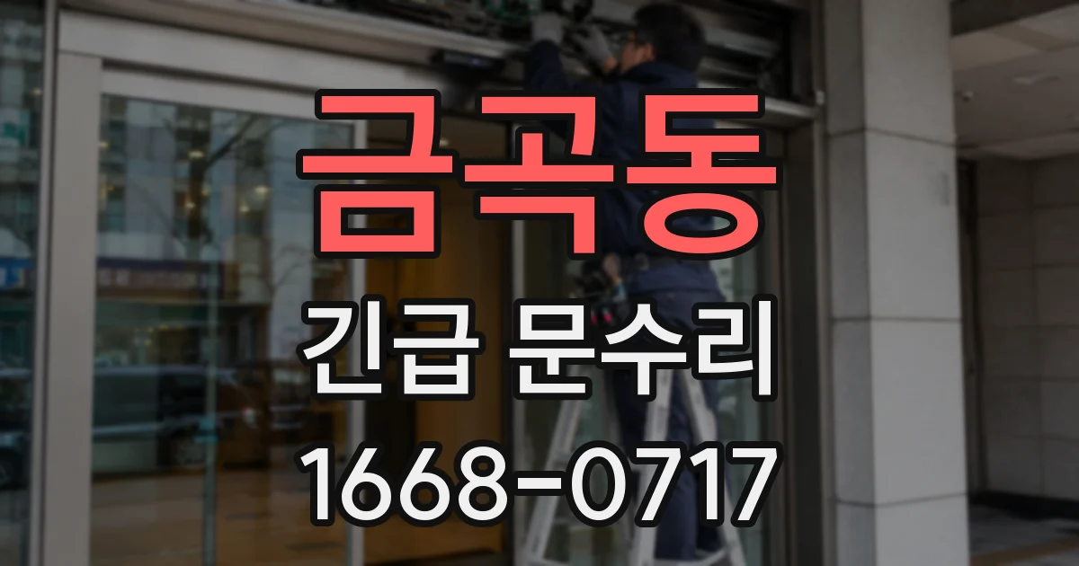 금곡동 긴급 문수리