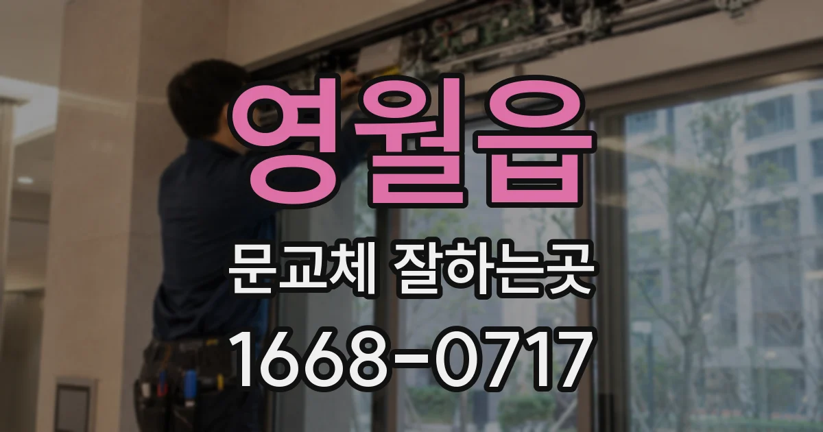 영월읍 문교체 잘하는곳