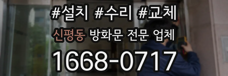 신평동 방화문 전문 업체