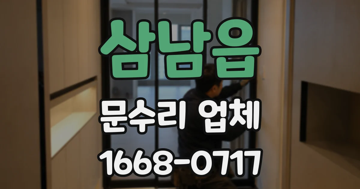 삼남읍 문수리 업체