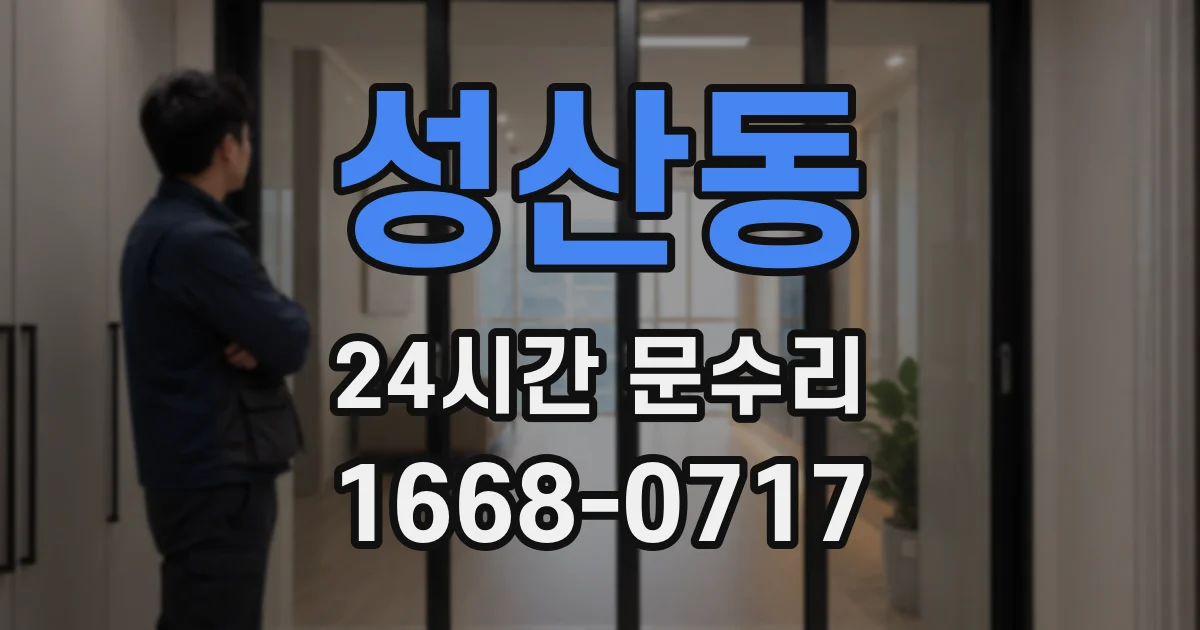 성산동 24시간 문수리