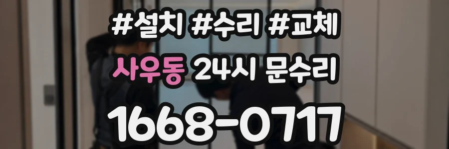 사우동 24시 문수리