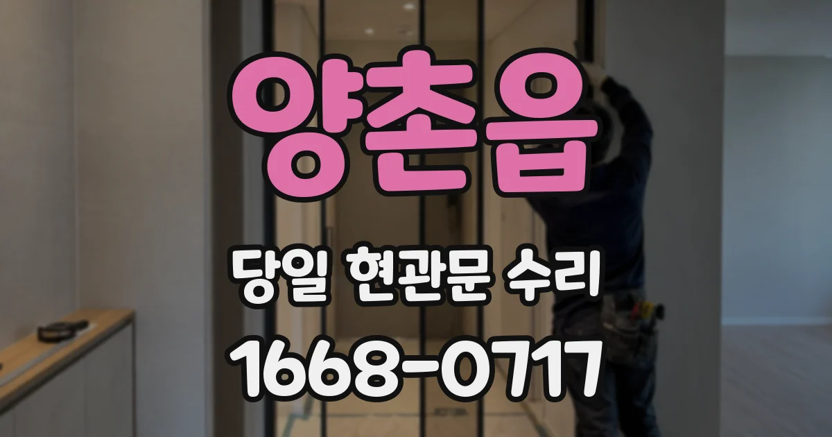 양촌읍 당일 현관문 수리