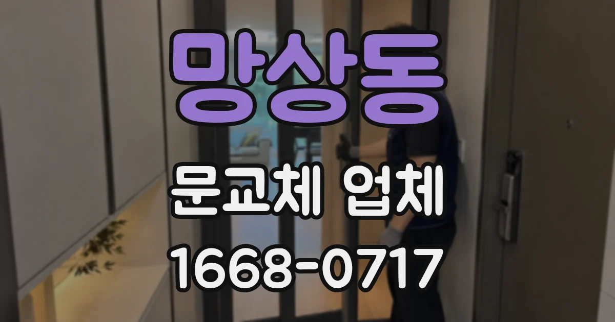 망상동 문교체 업체
