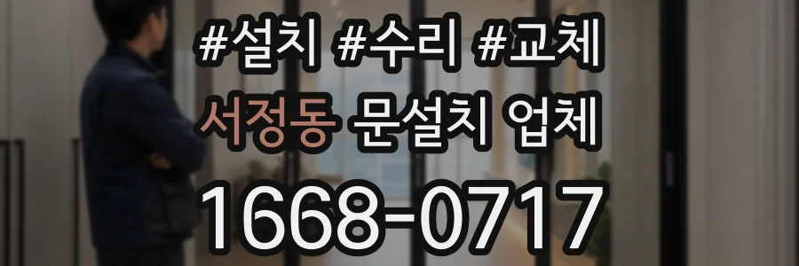 서정동 문설치 업체