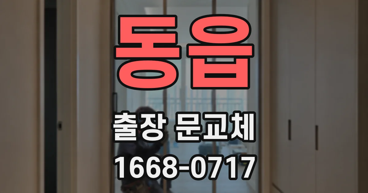 동읍 출장 문교체