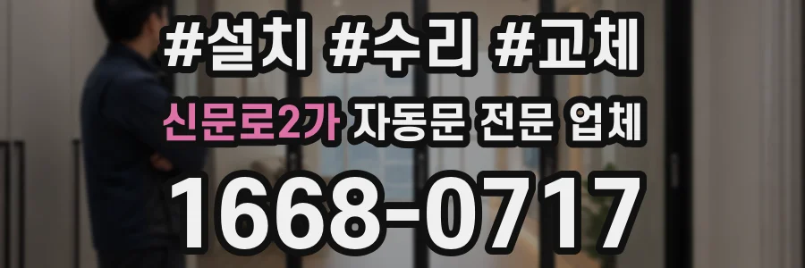 신문로2가 자동문 전문 업체