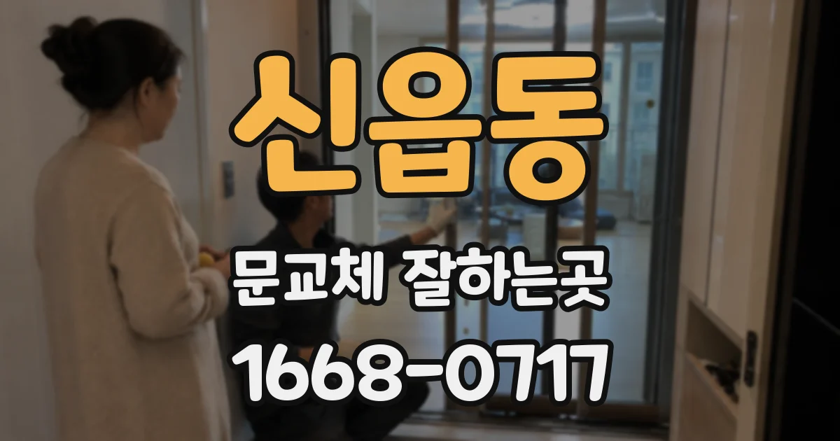 신읍동 문교체 잘하는곳