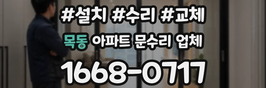 목동 아파트 문수리 업체