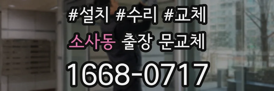 소사동 출장 문교체