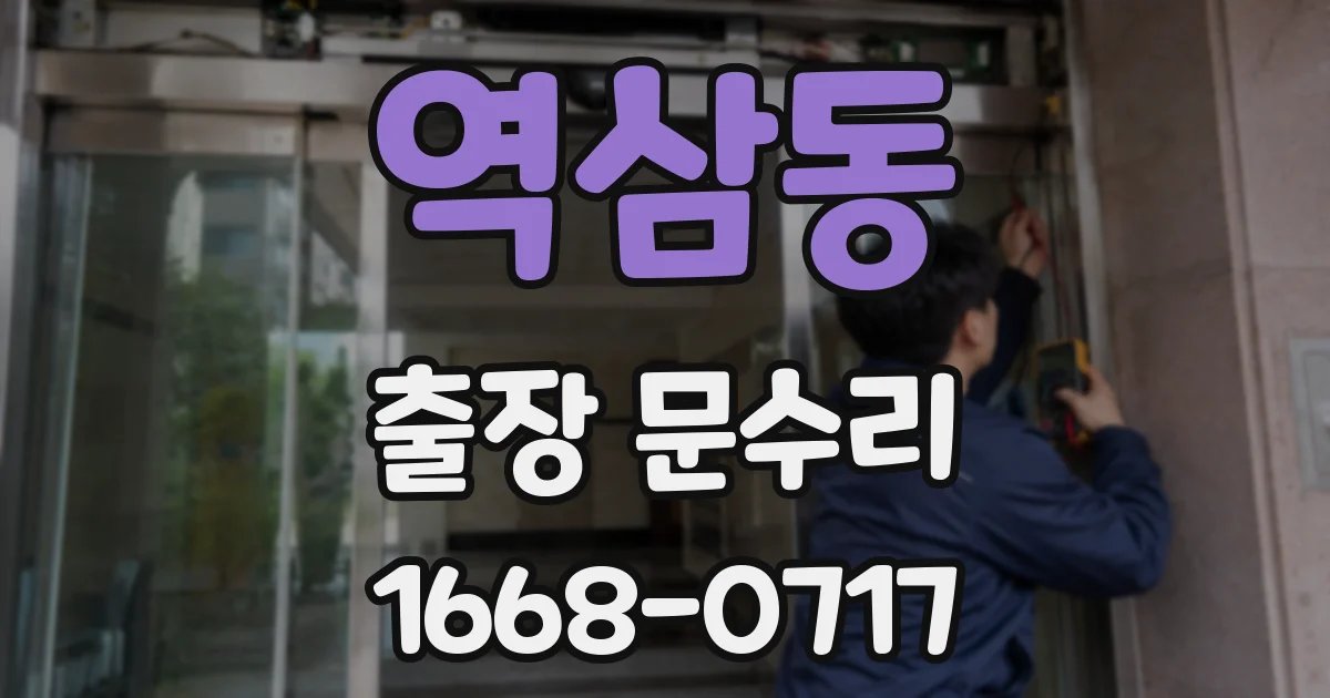 역삼동 출장 문수리