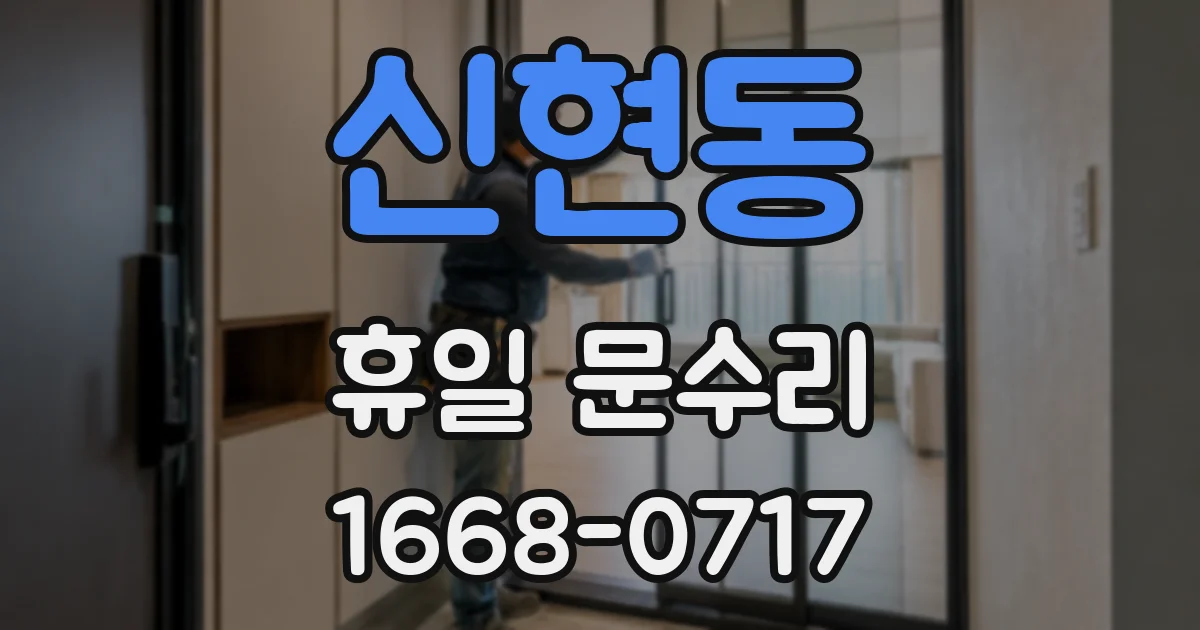 신현동 휴일 문수리