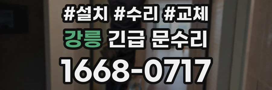 강릉 긴급 문수리