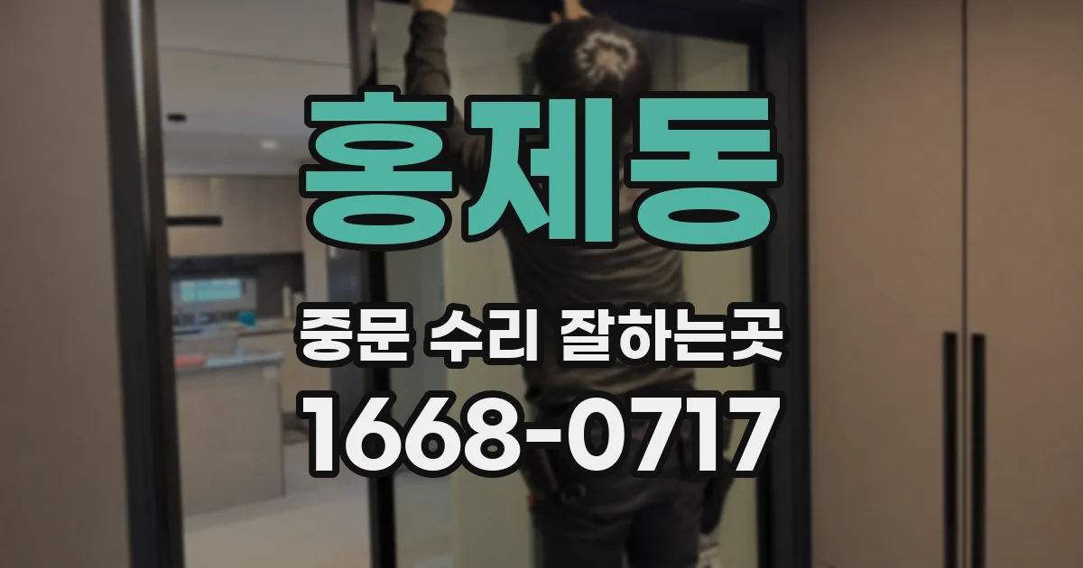 홍제동 중문 수리 잘하는곳
