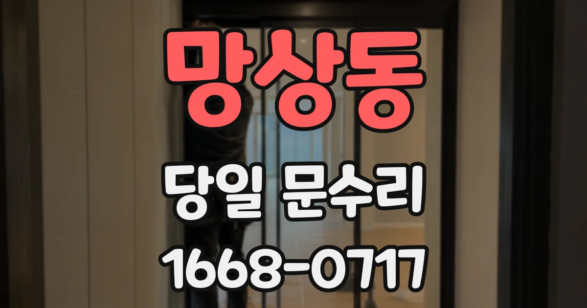 망상동 당일 문수리