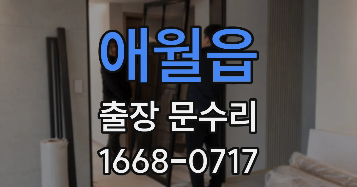 애월읍 출장 문수리