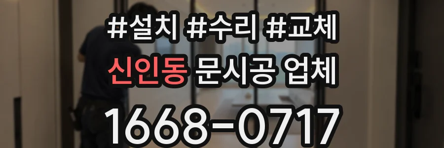 신인동 문시공 업체