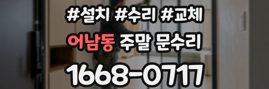 어남동 주말 문수리