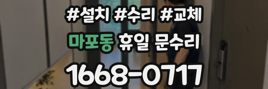 마포동 휴일 문수리