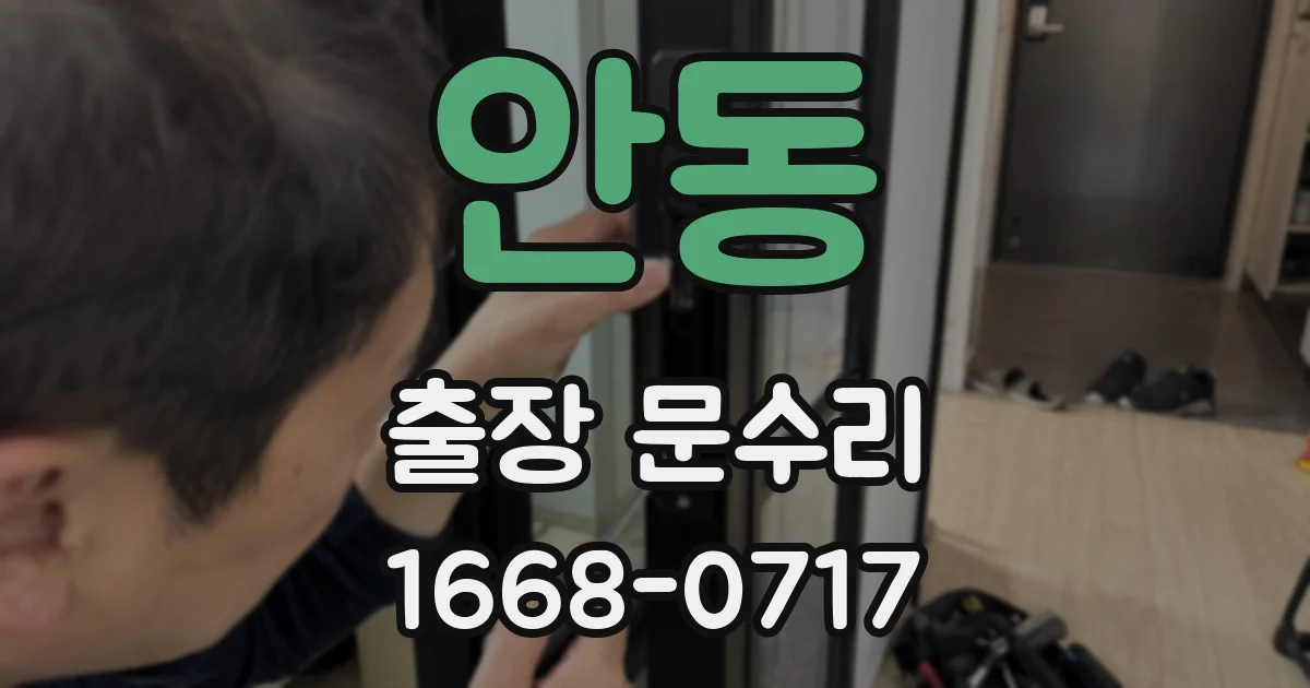 안동 출장 문수리