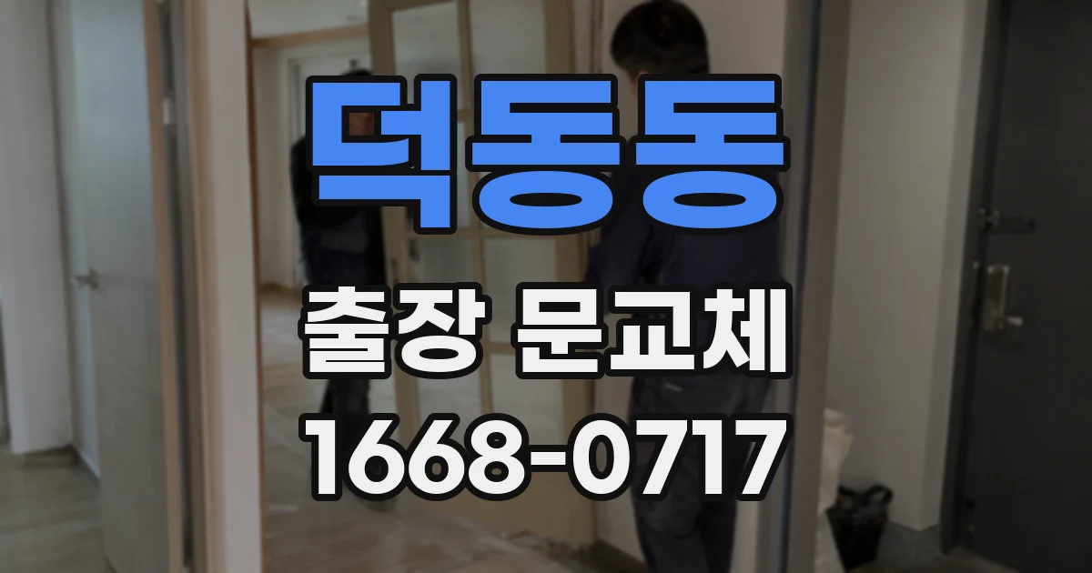 덕동동 출장 문교체