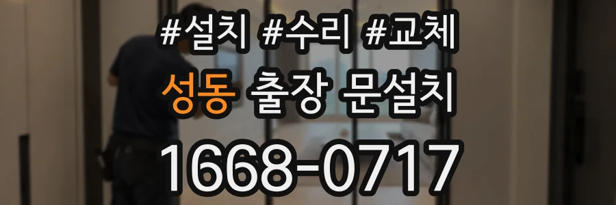 성동 출장 문설치