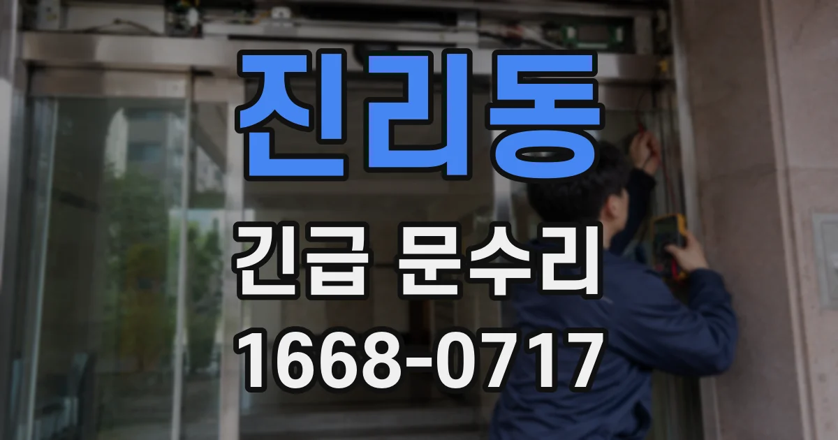 진리동 긴급 문수리