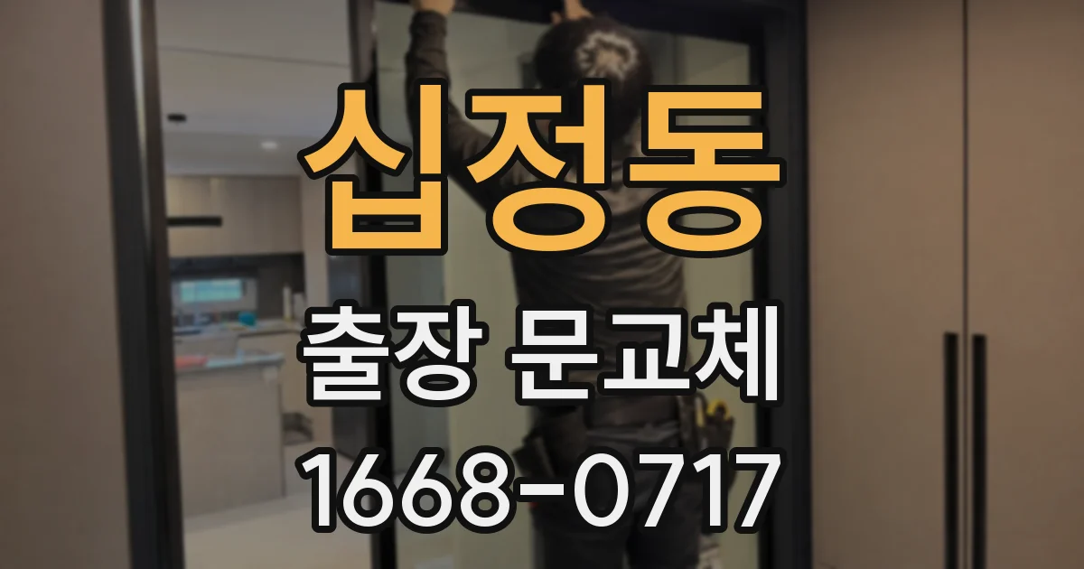 십정동 출장 문교체