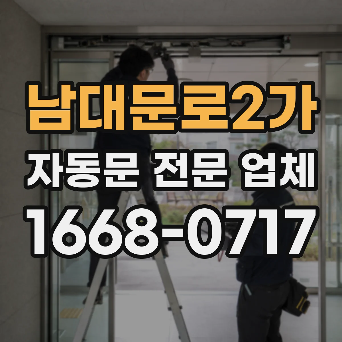 남대문로2가 자동문 전문 업체