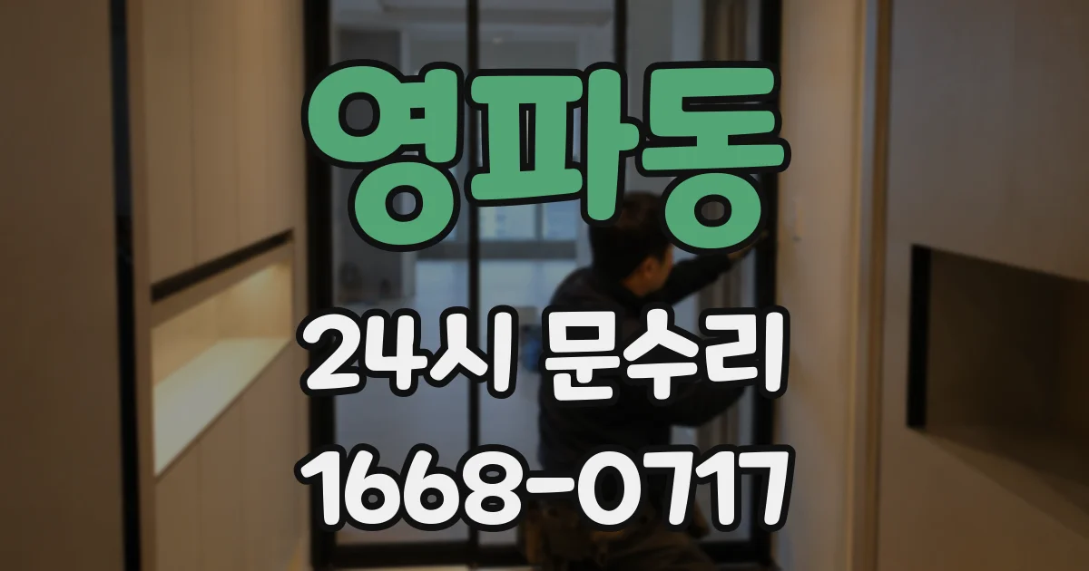영파동 24시 문수리