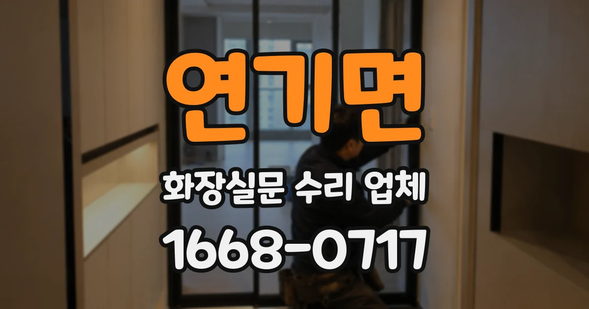 연기면 화장실문 수리 업체