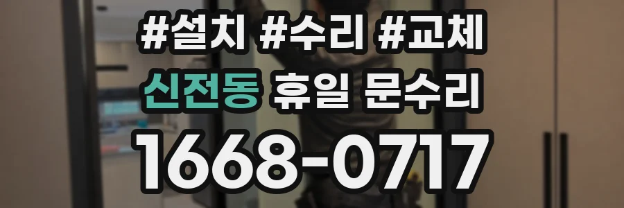 신전동 휴일 문수리