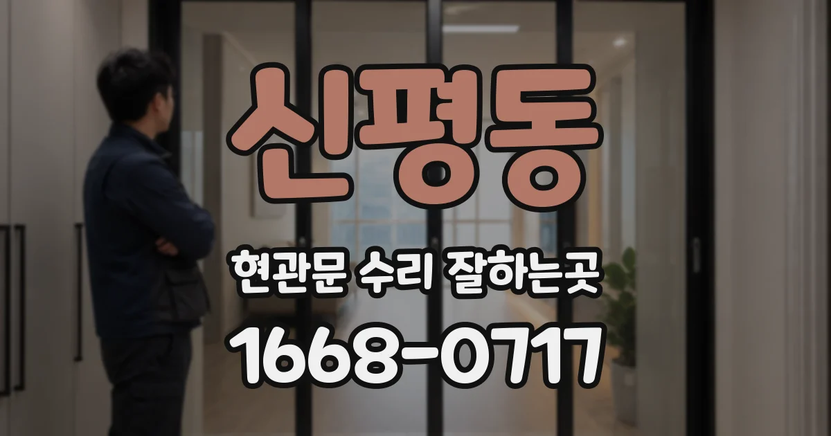 신평동 현관문 수리 잘하는곳