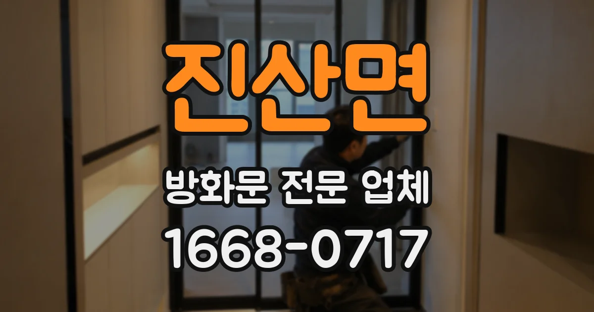 진산면 방화문 전문 업체