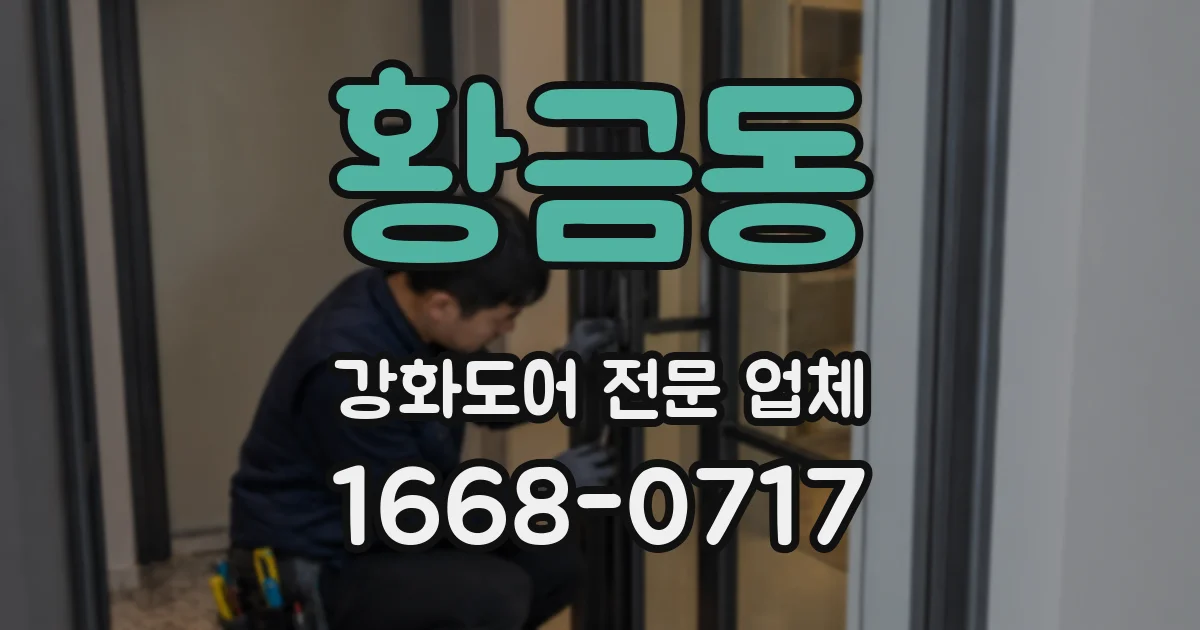 황금동 강화도어 전문 업체