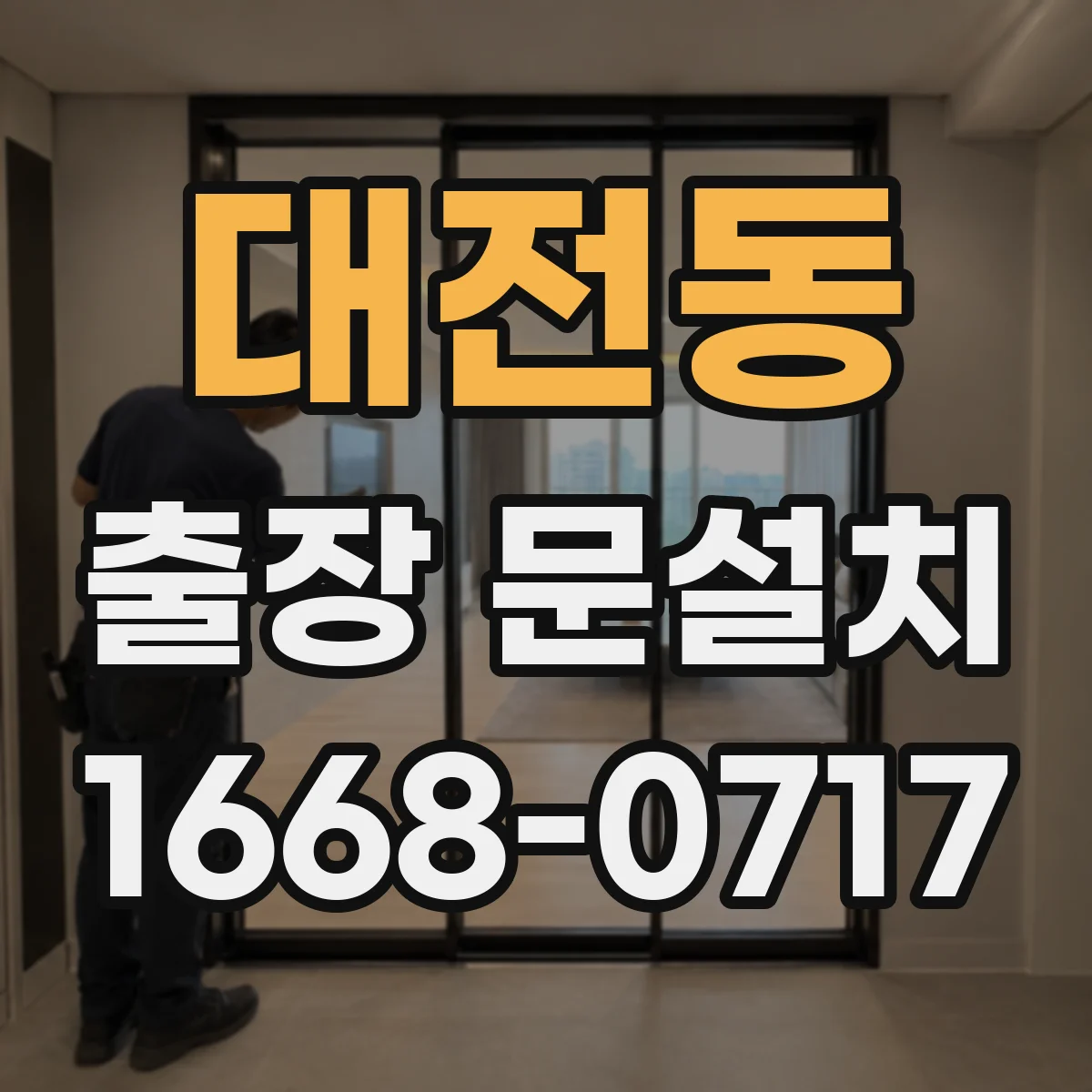 대전동 출장 문설치 단차가 반복되는 시공 원인 확인