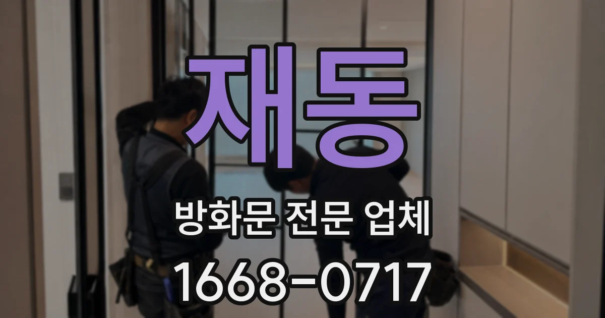 재동 방화문 전문 업체