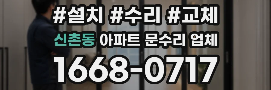 신촌동 아파트 문수리 업체