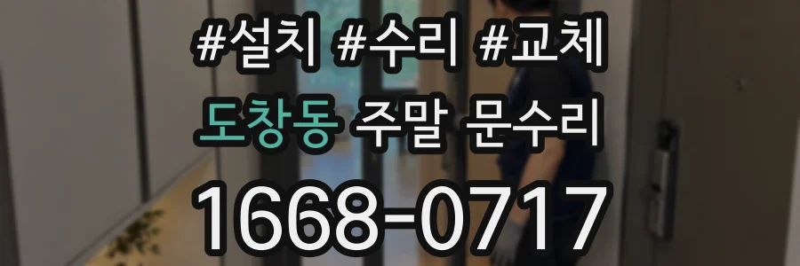 도창동 주말 문수리