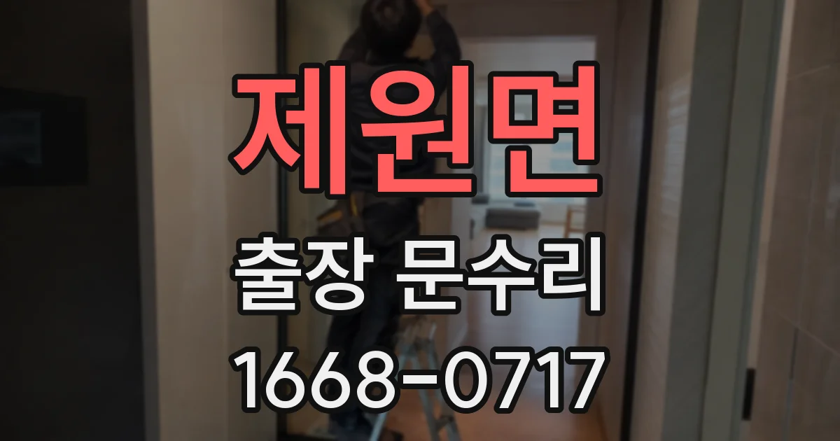 제원면 출장 문수리
