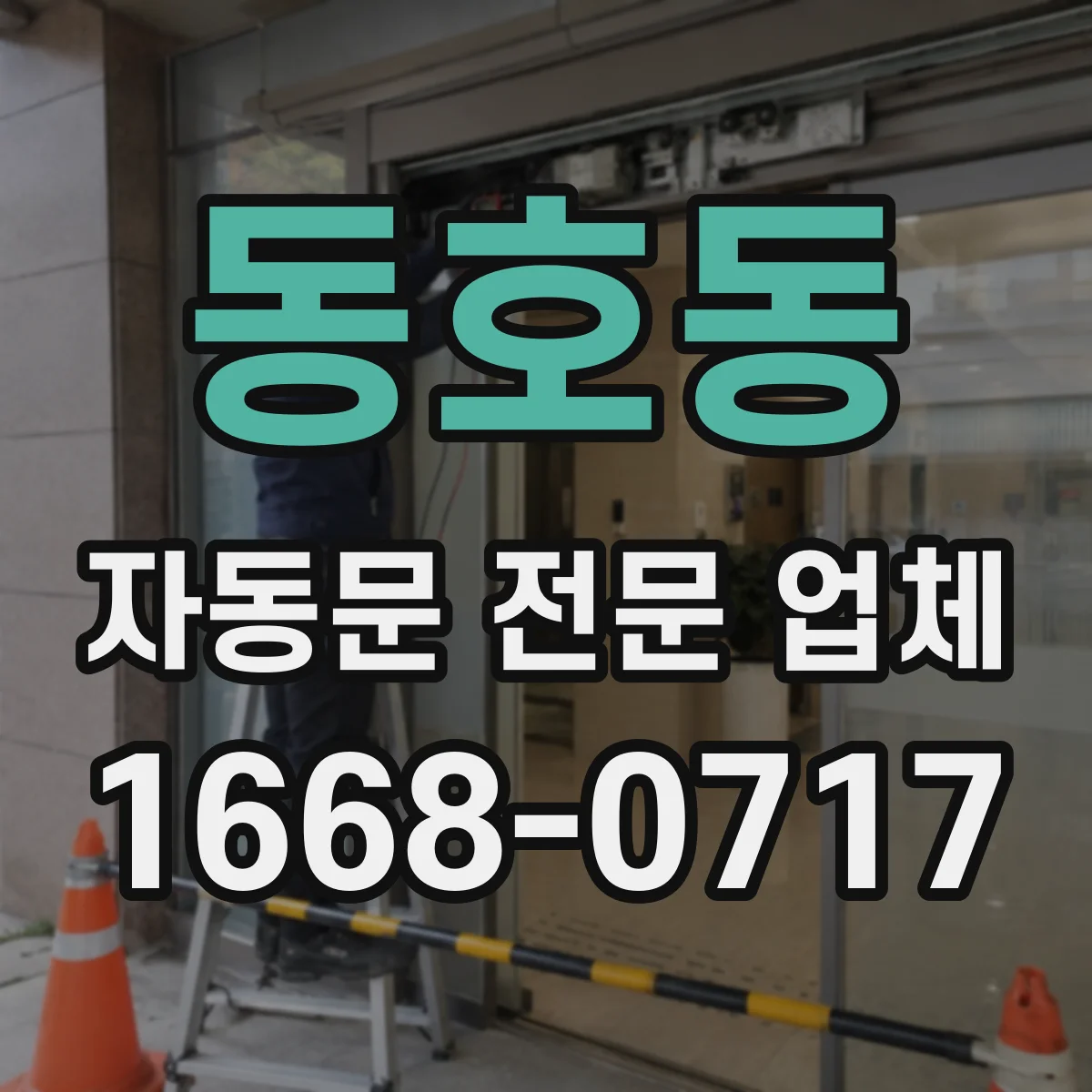 동호동 자동문 전문 업체