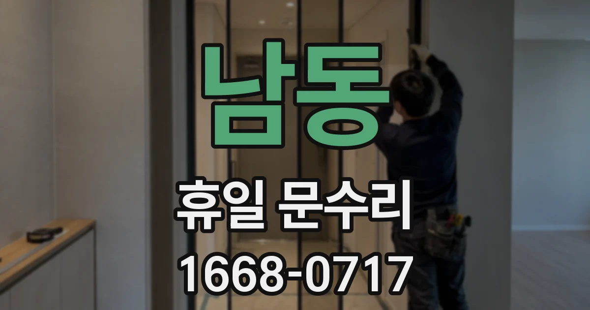 남동 휴일 문수리