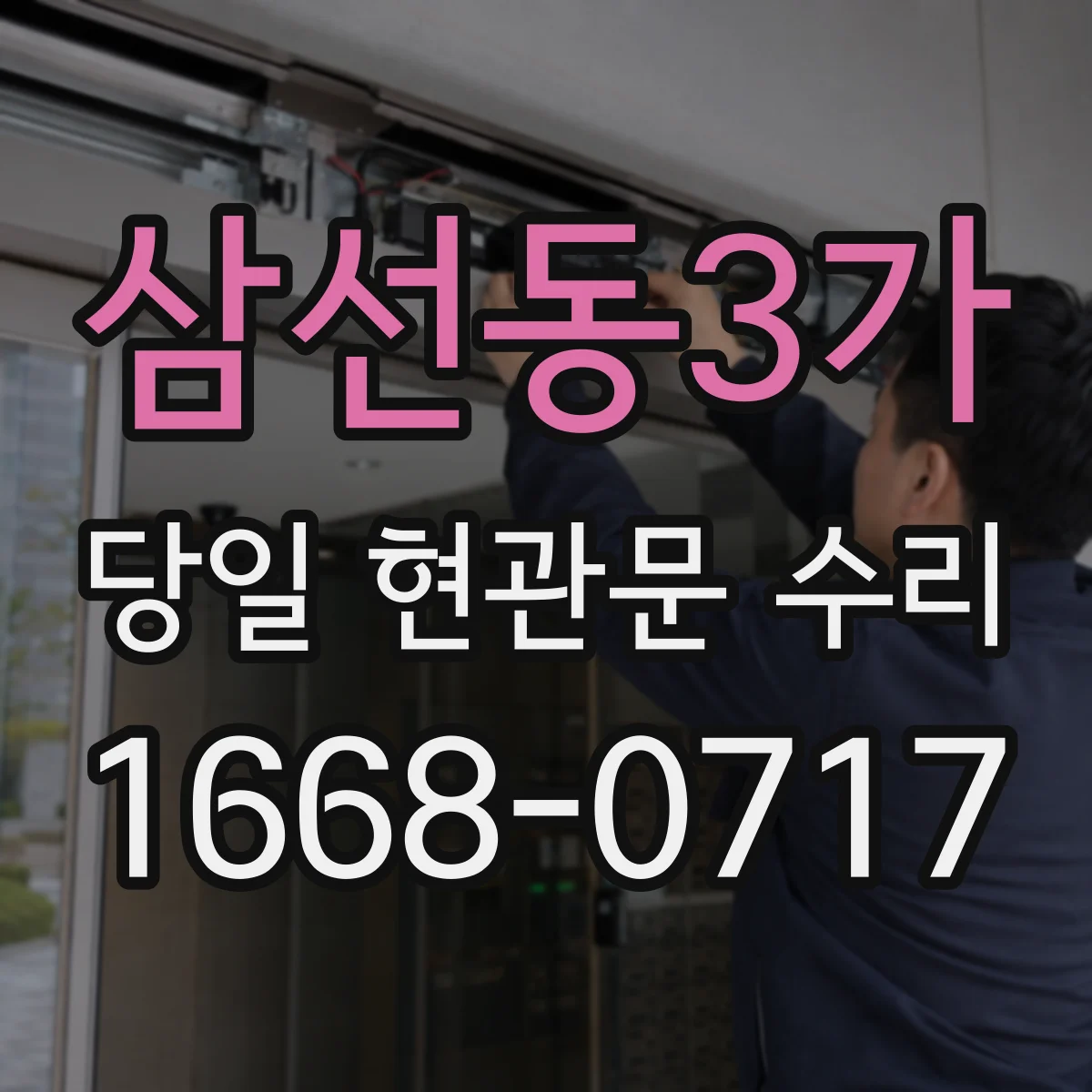 삼선동3가 당일 현관문 수리