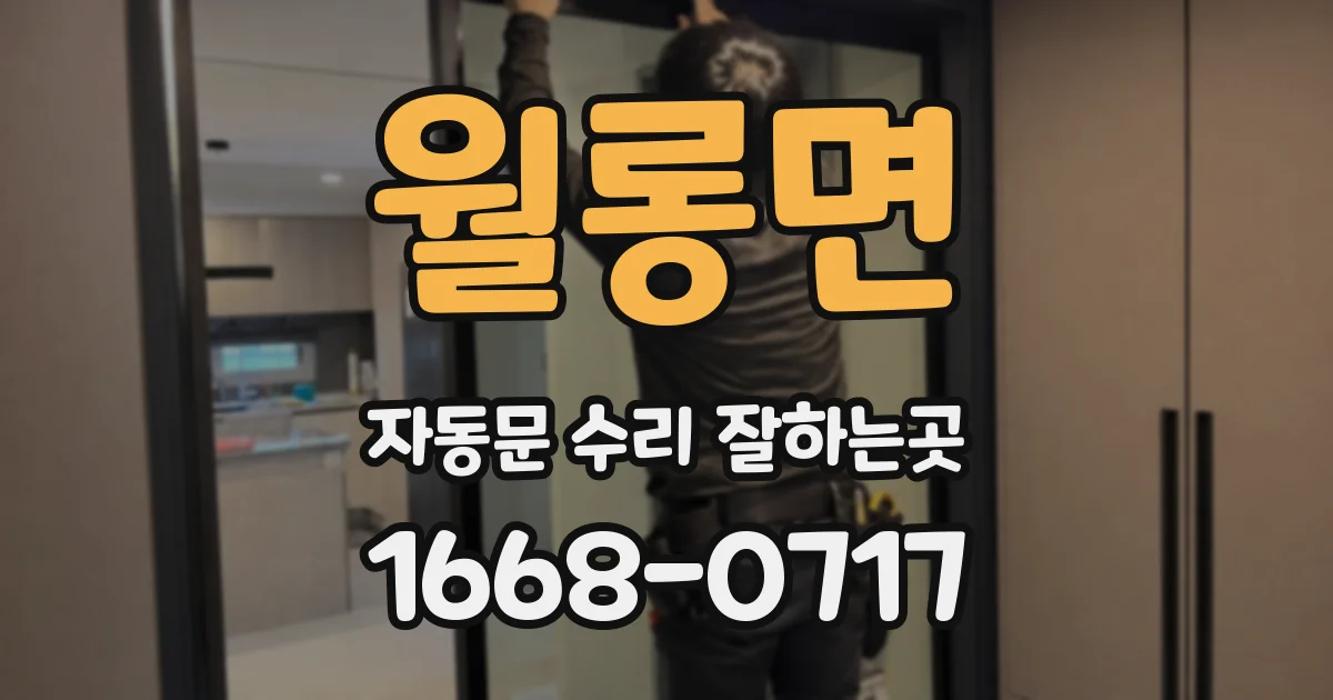 월롱면 자동문 수리 잘하는곳