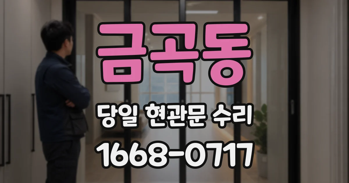 금곡동 당일 현관문 수리